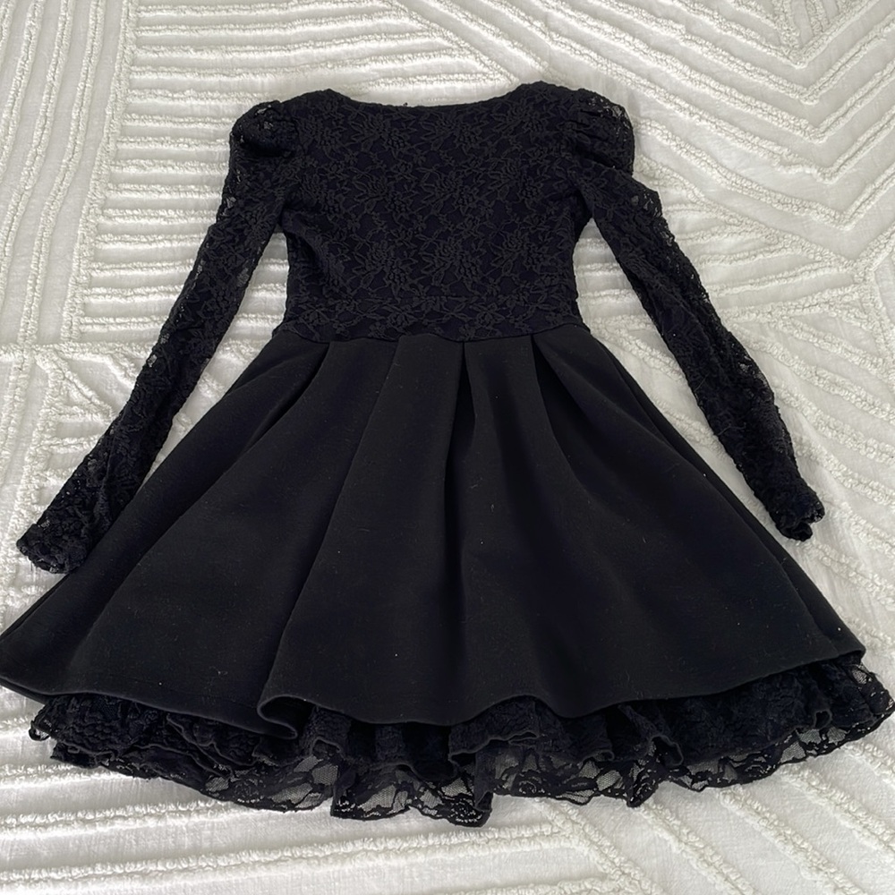 Guess Black Long Sleeve Dress - Picture 4 of 8